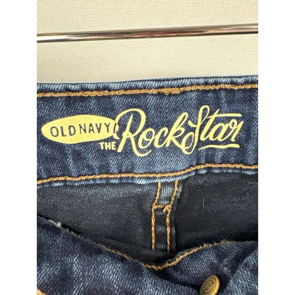 Old Navy The Rockstar Skinny Jeans Size 8 Regular Blue Denim Womens - Picture 5 of 6